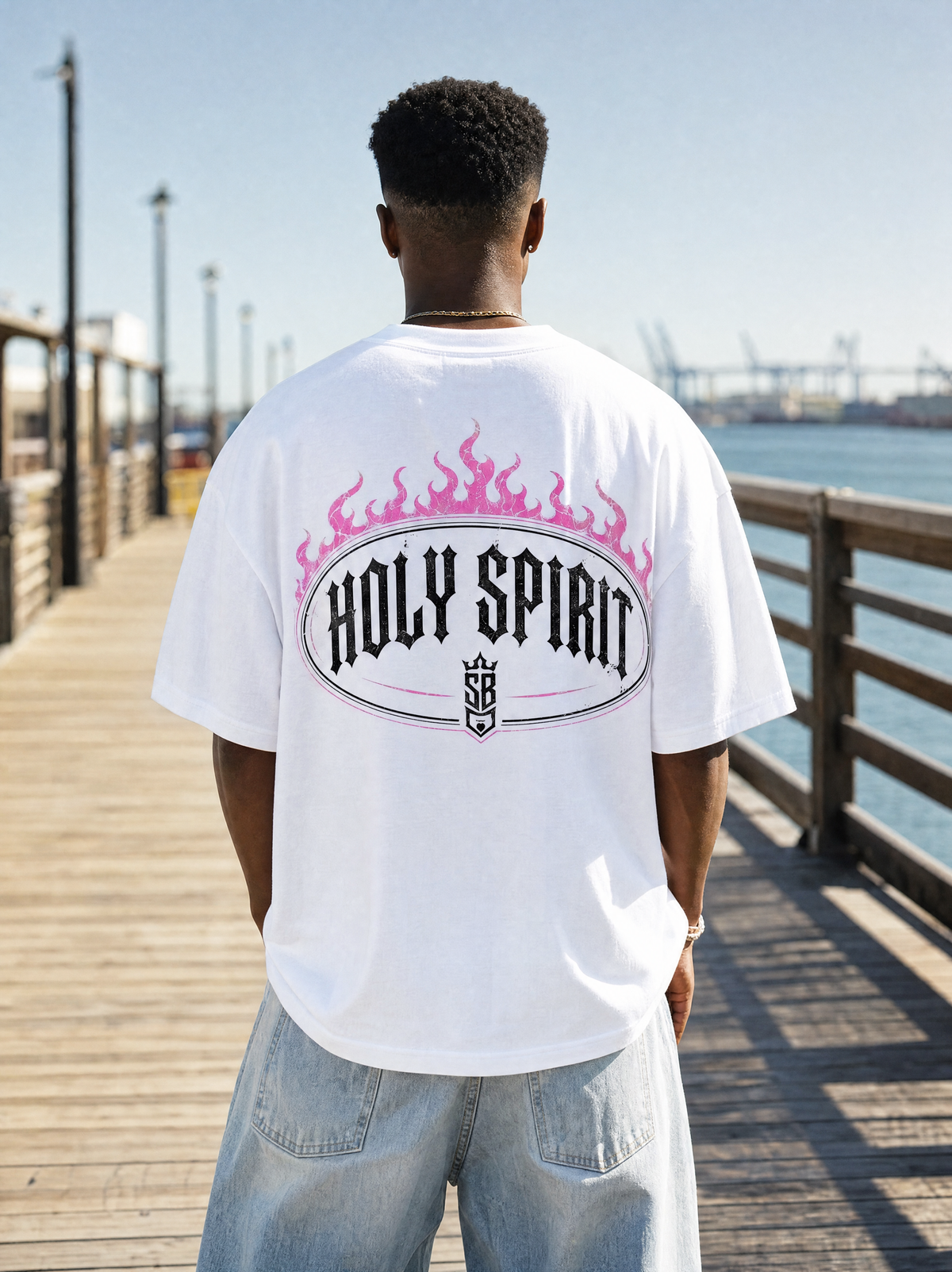 Holy Spirit PINK variant  (Oversized Heavy Weight T-SHIRT)