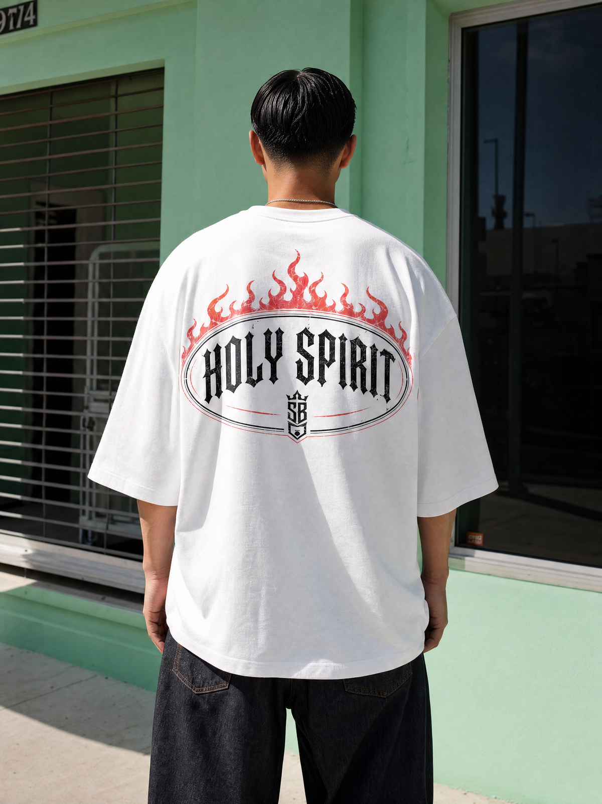 Holy Spirit RED variant (Oversized Heavy Weight T-Shirt)