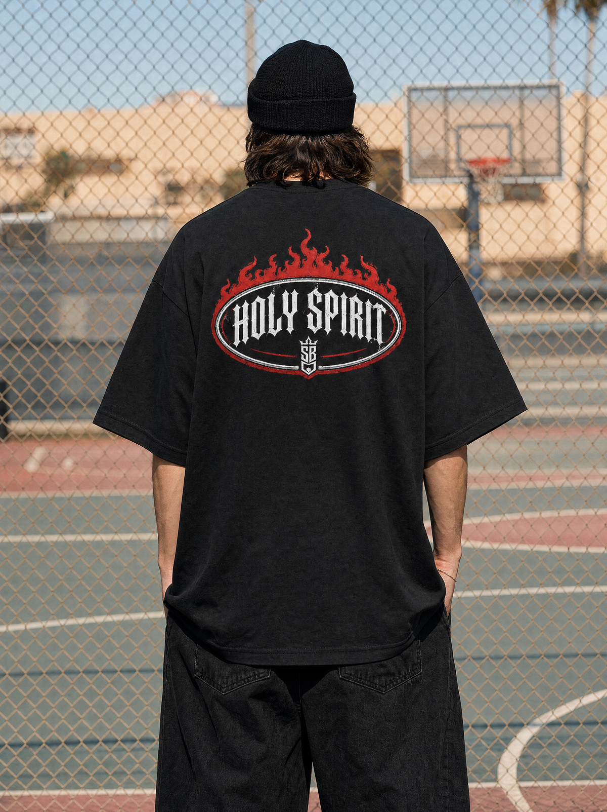 Holy Spirit RED variant (Oversized Heavy Weight T-Shirt)