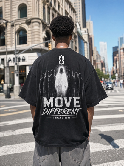 Move Different (Oversized Heavy Weight T-Shirt )