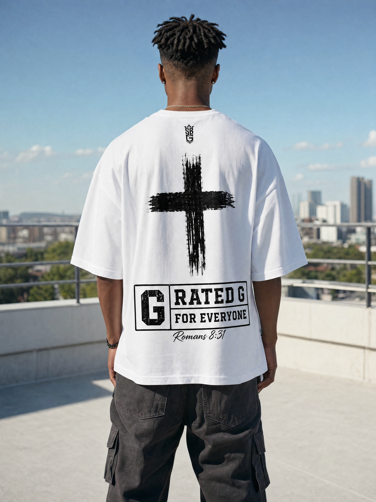 Sponsored by God Tee ( Heavy Weight Oversize)