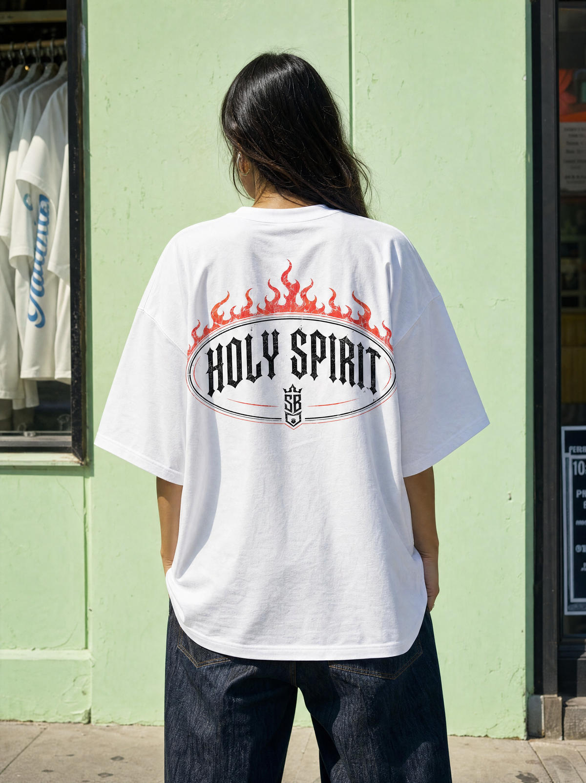 Holy Spirit RED variant (Oversized Heavy Weight T-Shirt)