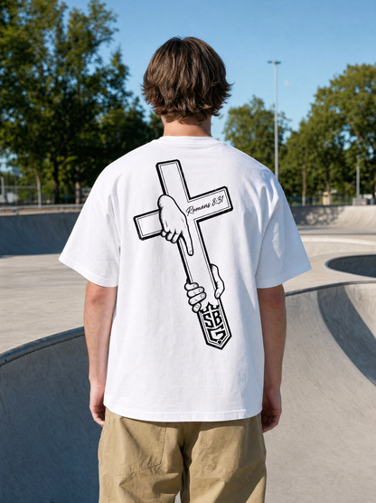 GOD vs EVERYONE (Heavy Weight Cropped T-Shirt)