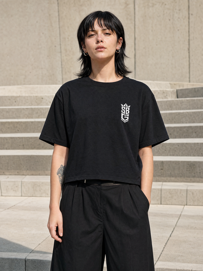 GOD vs EVERYONE (Heavy Weight Cropped T-Shirt)