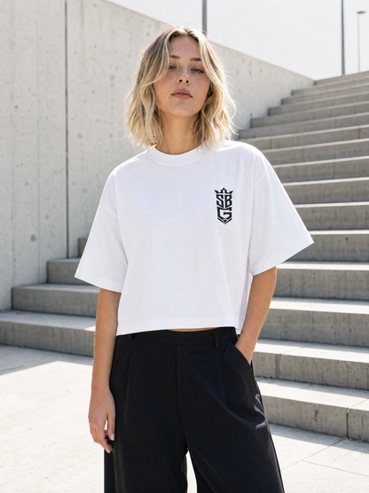 GOD vs EVERYONE (Heavy Weight Cropped T-Shirt)