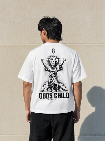 God's Child (Heavy Weight Cropped T‑Shirt)