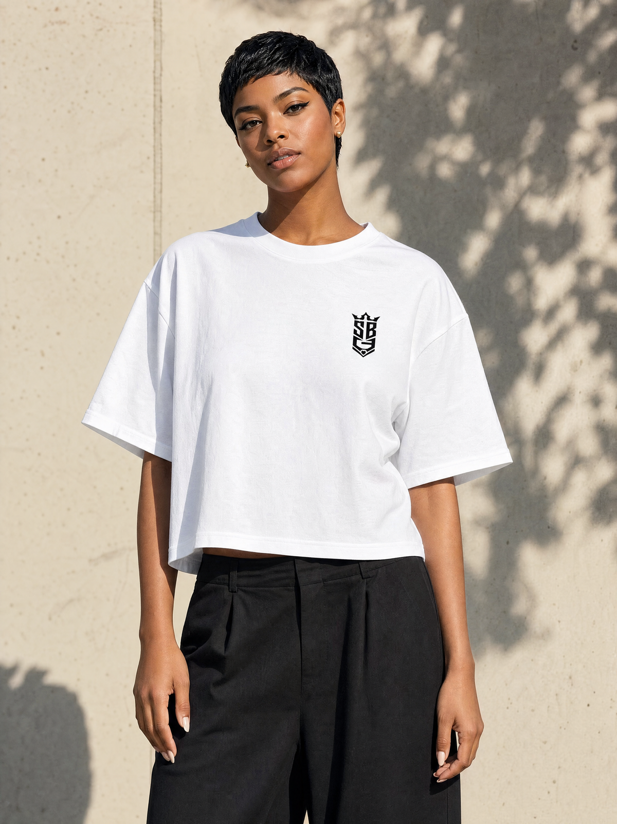 God's Child (Heavy Weight Cropped T‑Shirt)