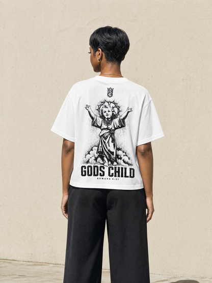God's Child (Heavy Weight Cropped T‑Shirt)