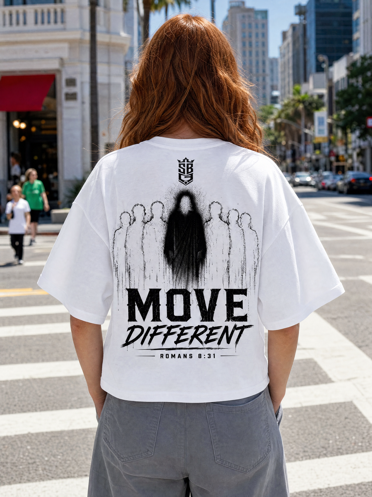 Move Different (Heavy Weight Cropped T‑Shirt)