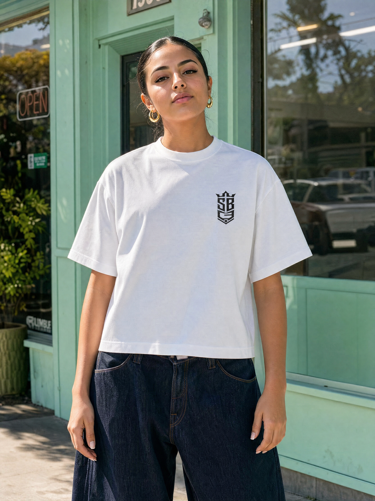 Holy Spirit (Heavy Weight Cropped T-Shirt)
