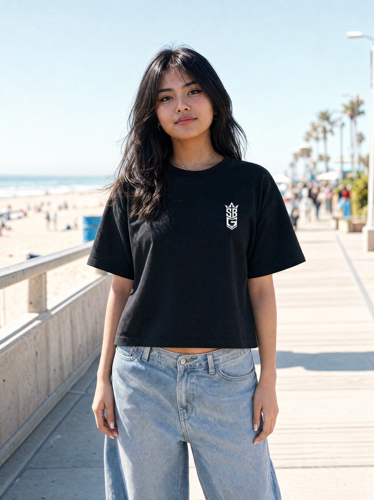Holy Spirit PINK (Heavy Weight Cropped T‑Shirt)