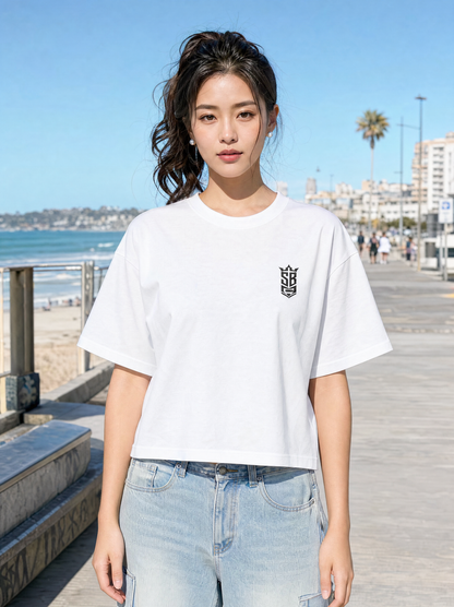 Holy Spirit PINK (Heavy Weight Cropped T‑Shirt)