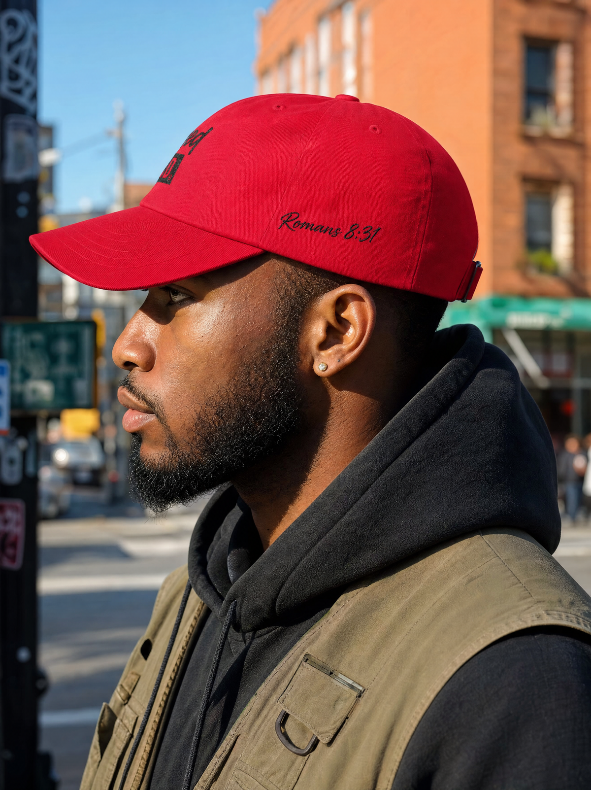 Dad Cap — "Sponsored By God" Embroidered Hat
