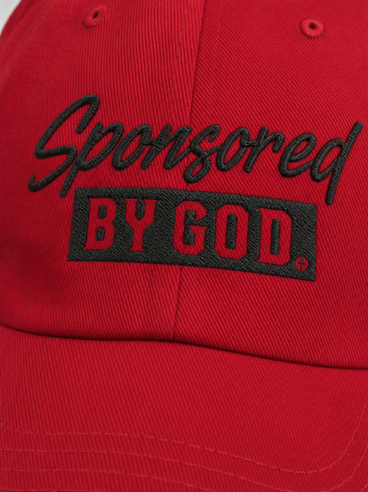Dad Cap — "Sponsored By God" Embroidered Hat