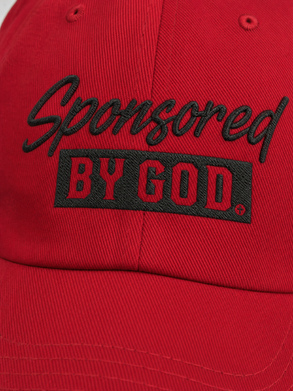 Dad Cap — "Sponsored By God" Embroidered Hat