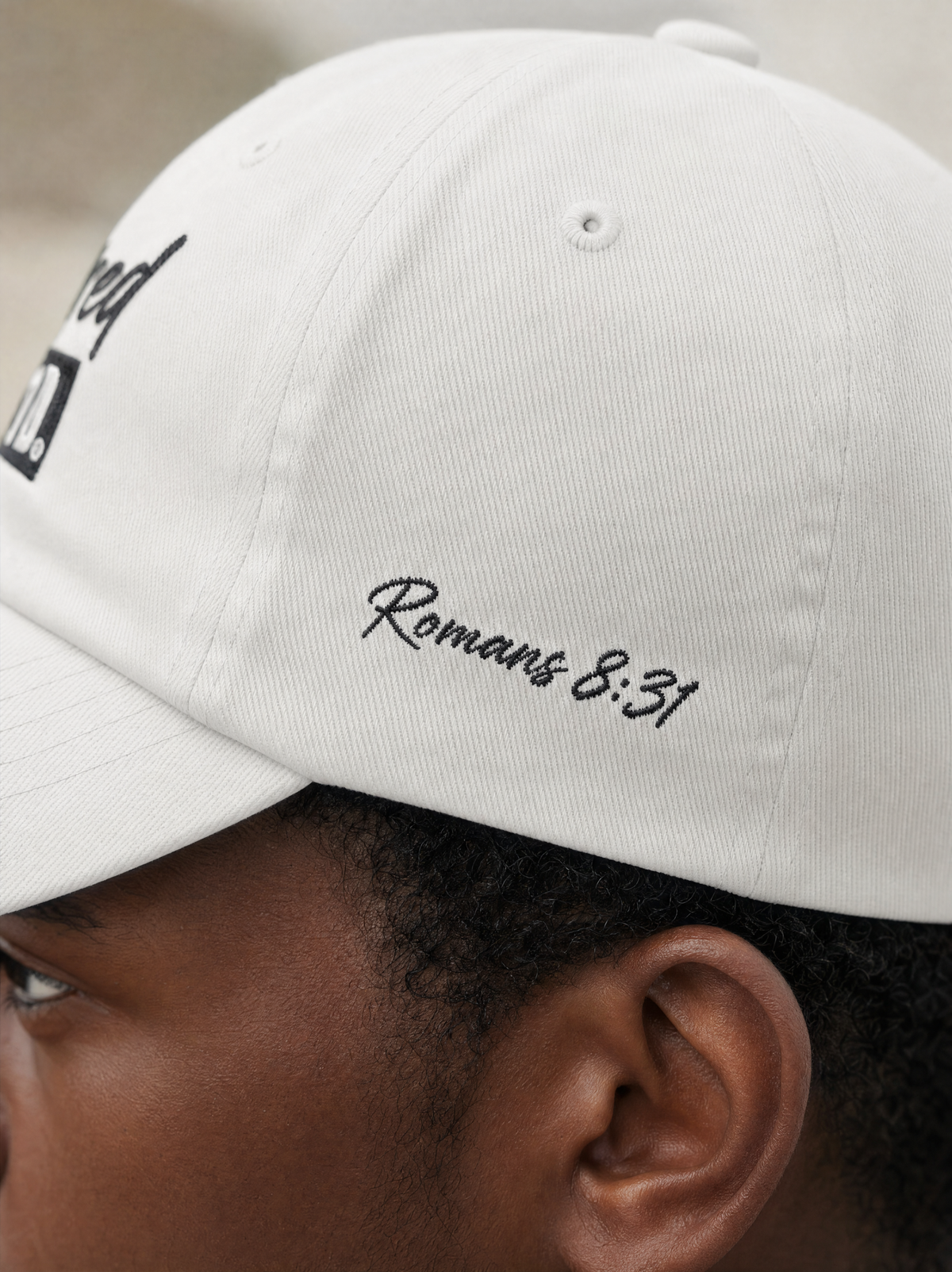 Dad Cap — "Sponsored By God" Embroidered Hat