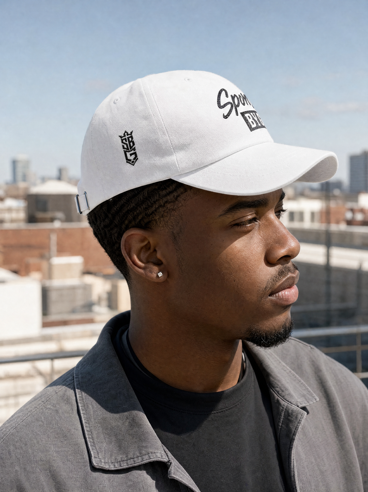 Dad Cap — "Sponsored By God" Embroidered Hat