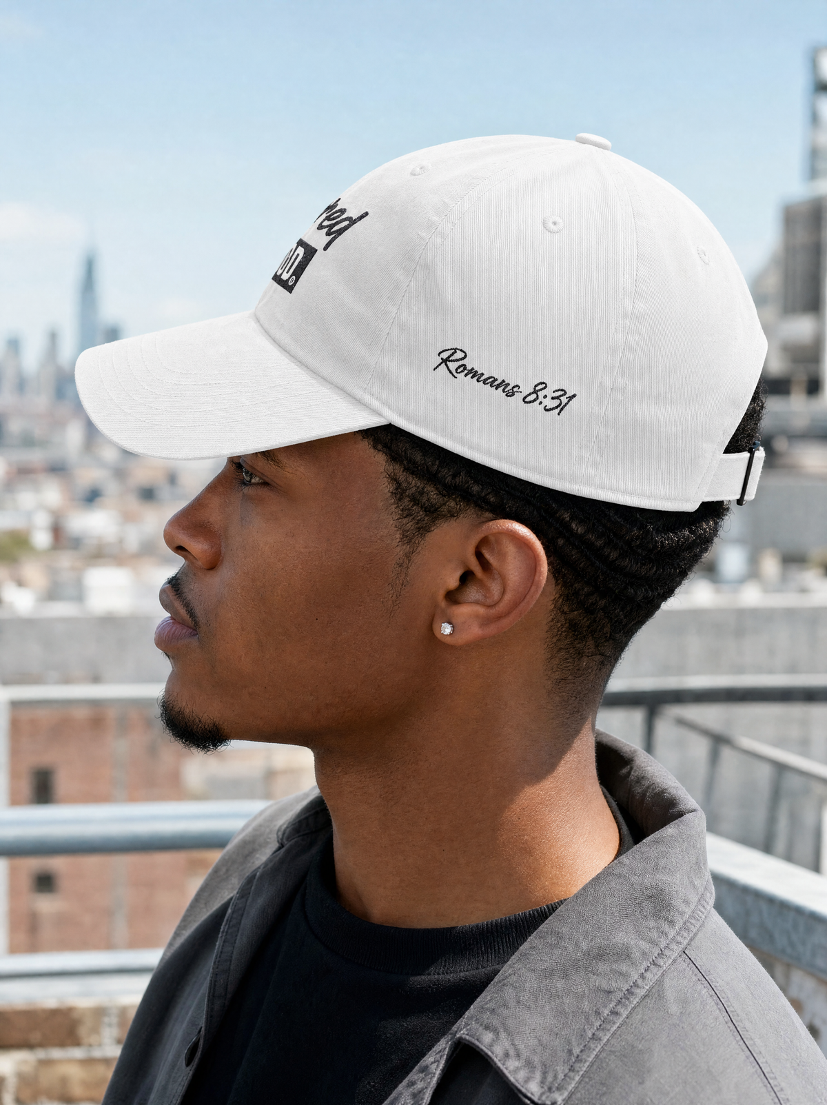 Dad Cap — "Sponsored By God" Embroidered Hat