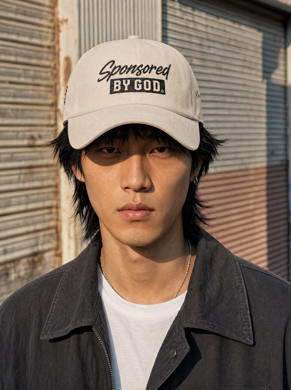 Dad Cap — "Sponsored By God" Embroidered Hat