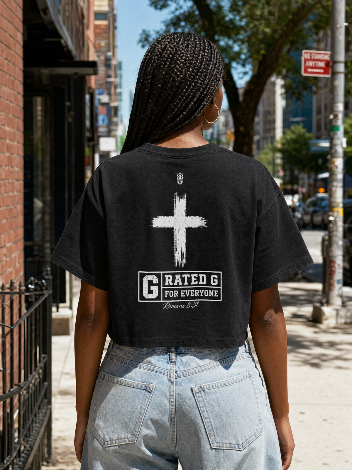 Sponsored By God Women’s Boxy Tee