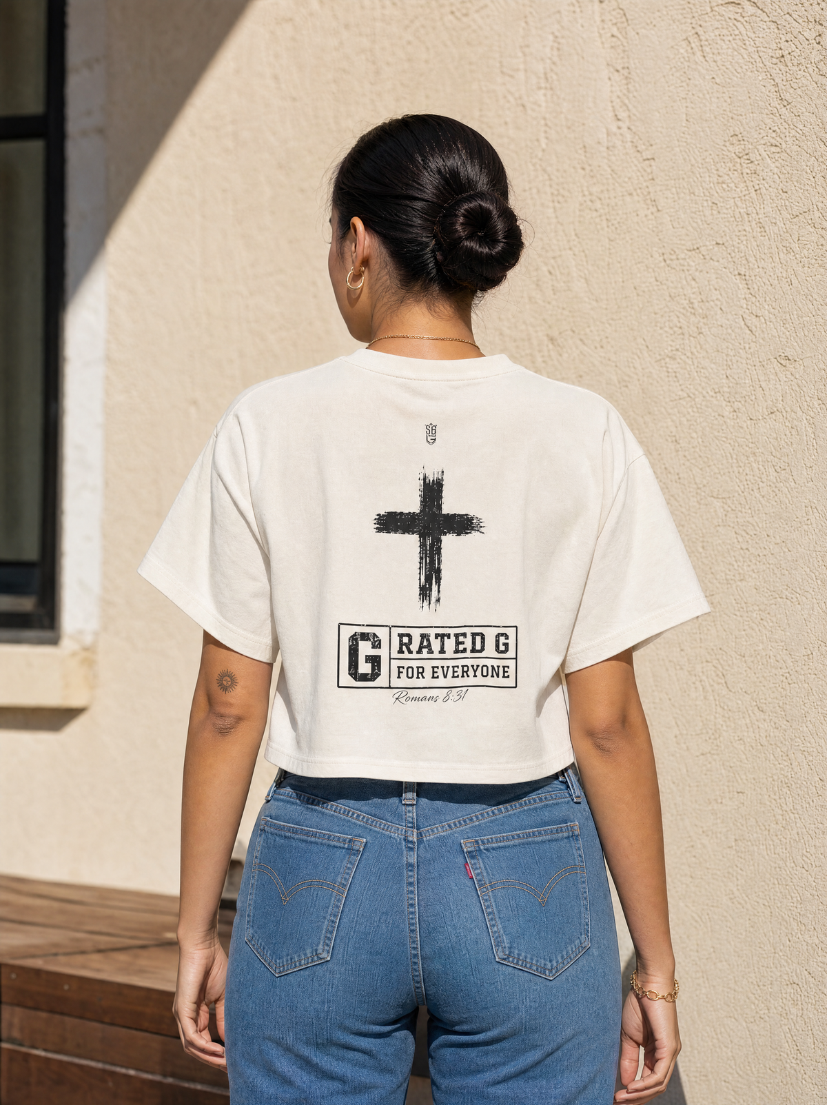 Sponsored By God Women’s Boxy Tee